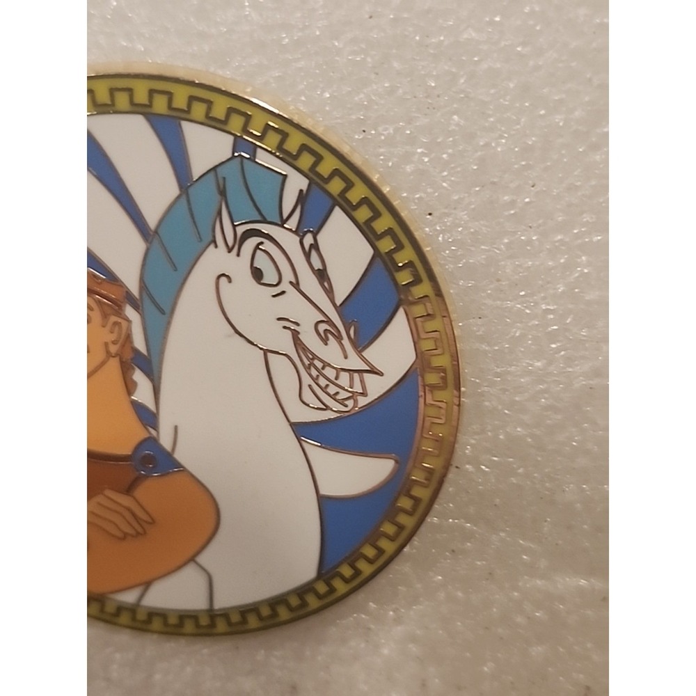 Disney Pin Hercules Pegasus Winged Horse Round Circular Artist Proof AP 140261 - Picture 2 of 6